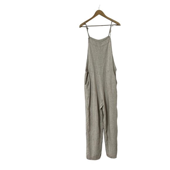 MALAI Linen Beige Jumpsuit - Picture 8 of 8